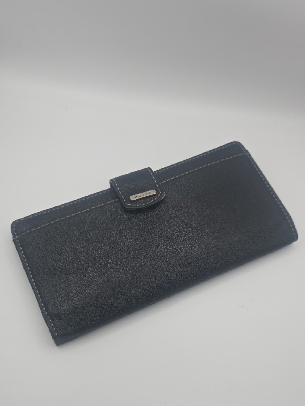 Relic Black Leather Trifold Wallet W Contrast Stitching/Silver Hardware (EUC)๐ค - Picture 5 of 12